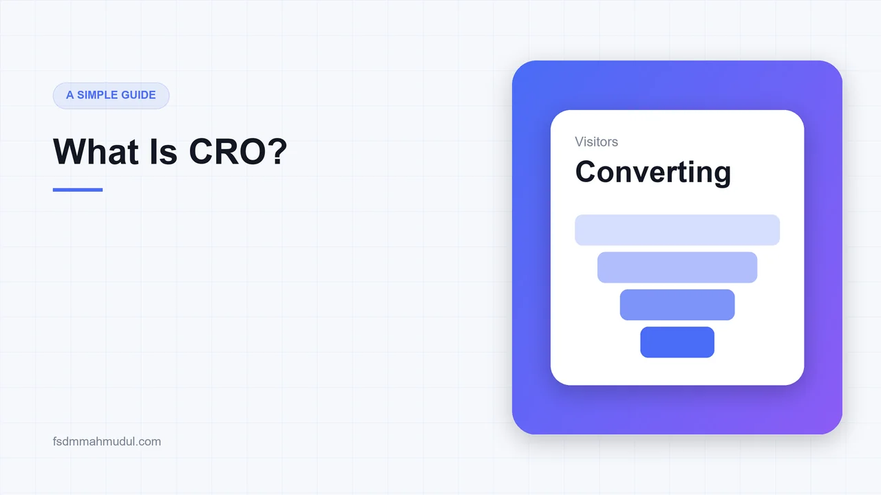 What Is CRO? A Simple Guide to More Sales and Enquiries