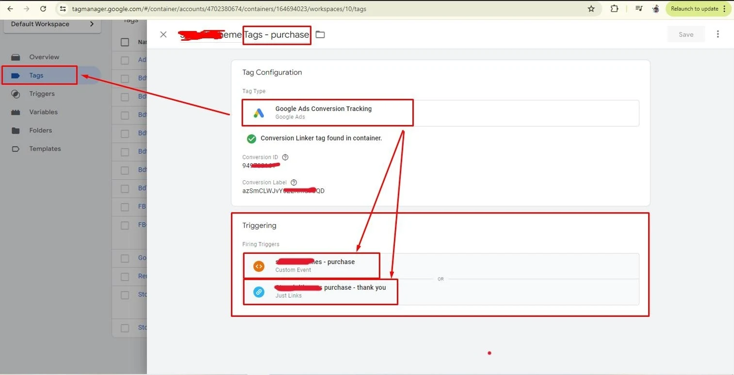 Google Ads and Tracking Audit — Real project evidence (evidence 9 of 13)