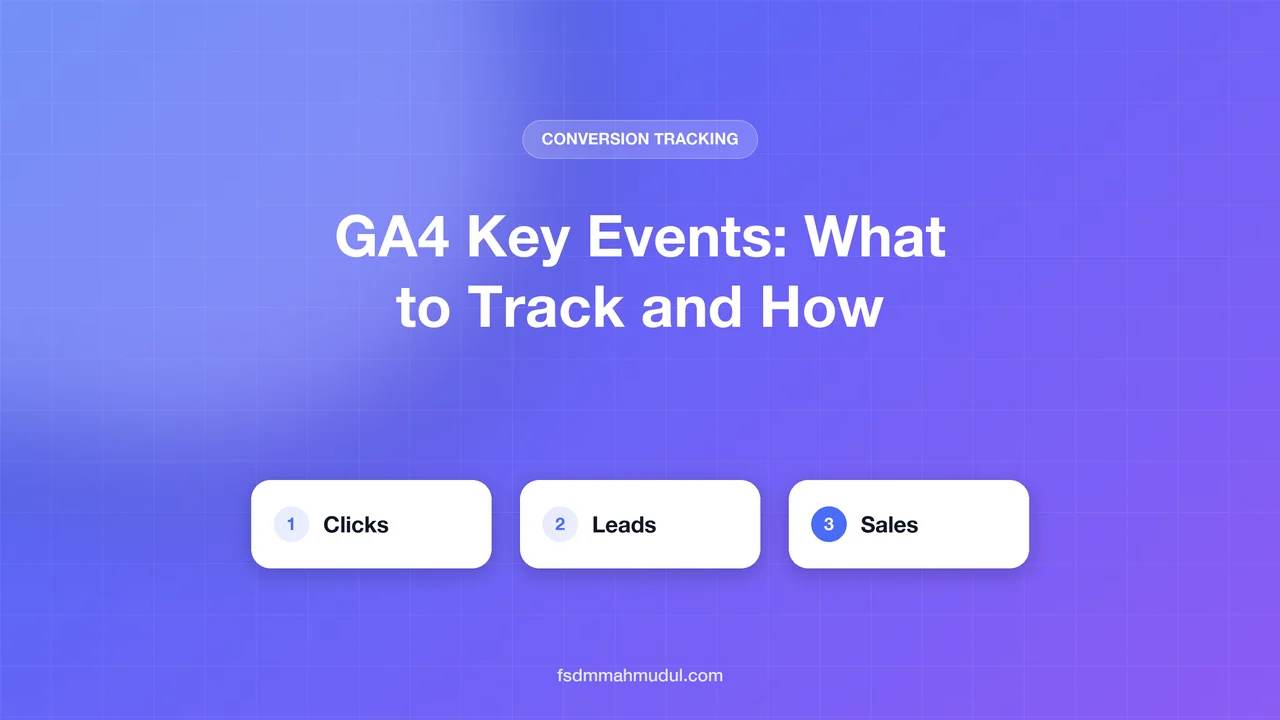 GA4 Key Events: What to Track and How to Set Them Up